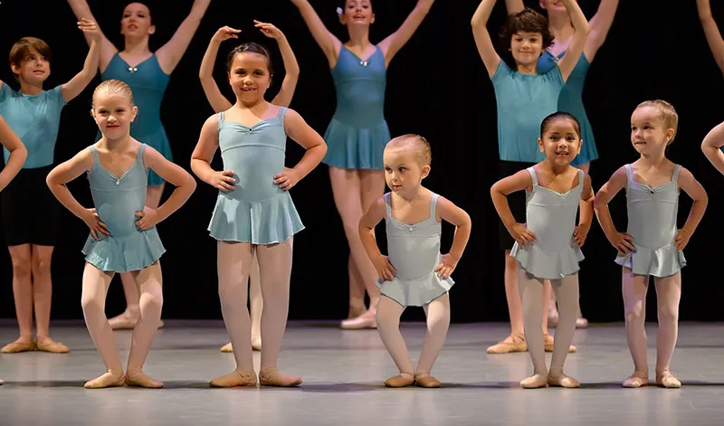 Early childhood development school year program ballet students